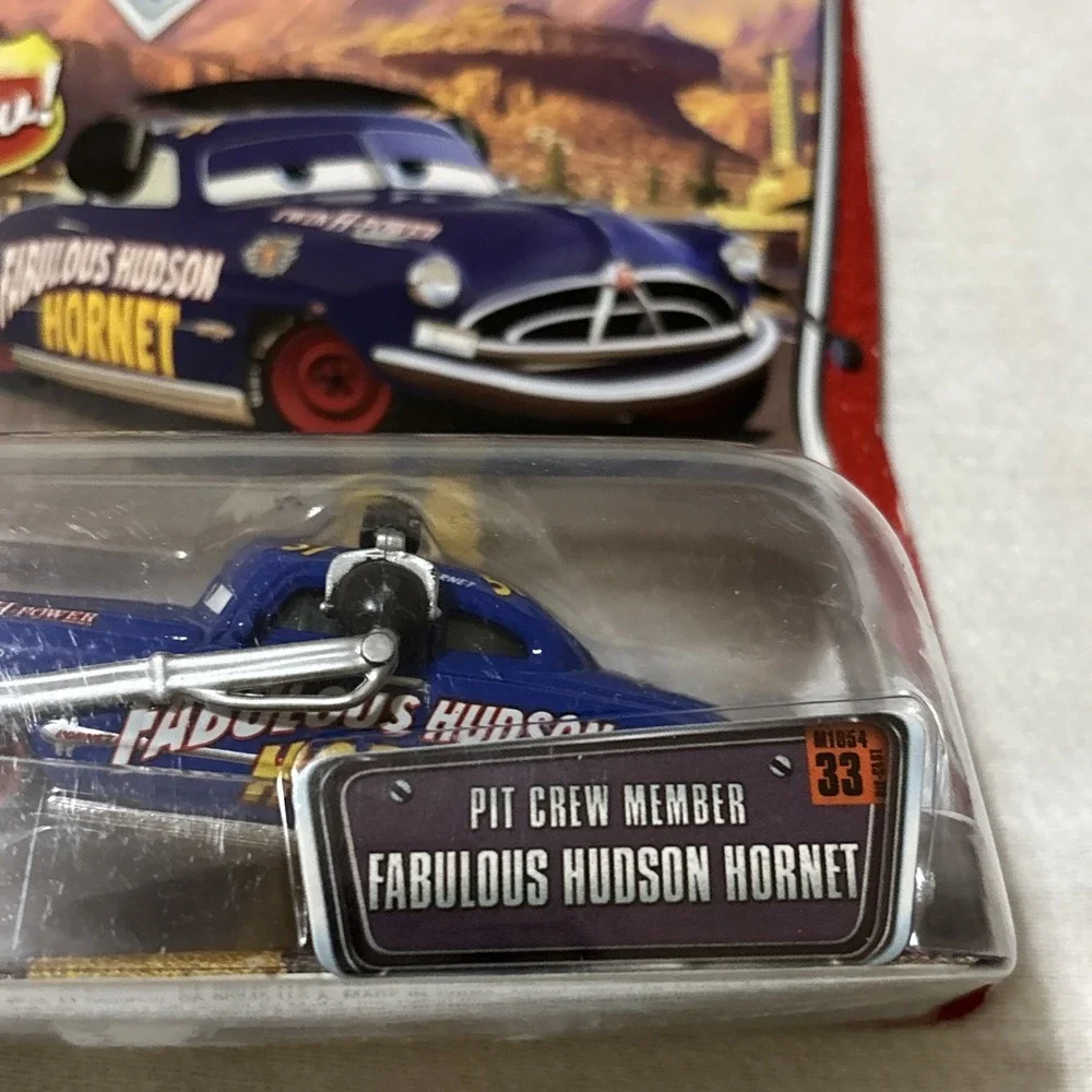 Disney Pixar Cars Pit Crew Member Fabulous Hudson Hornet‎ #33 Lenticular Eyes